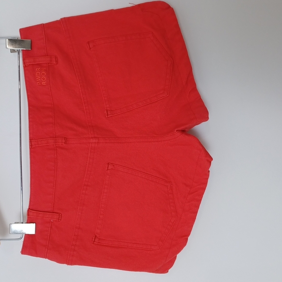 ✨3/$25✨ NWT Powder Room Coral Denim Shorts - 3 - Picture 2 of 8
